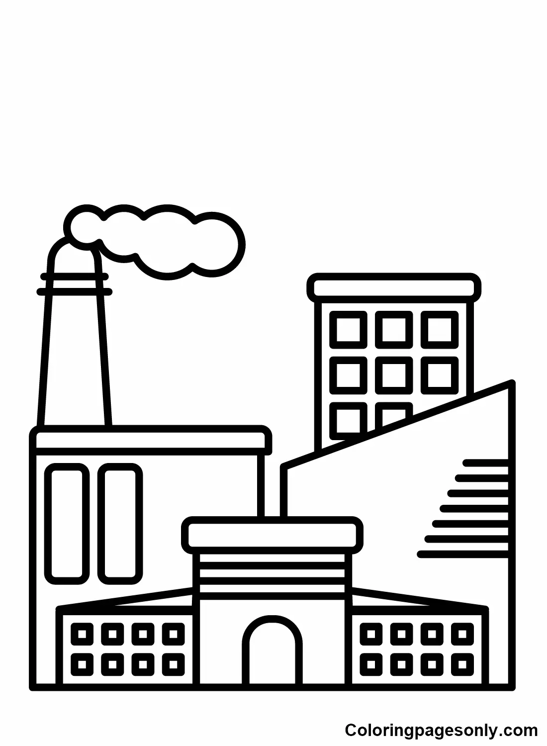 Factory Coloring Pages to Print - Free Printable Coloring Pages