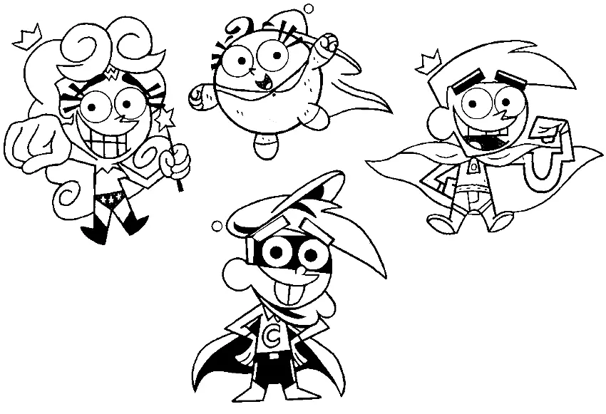 Fairly OddParents Coloring Pages