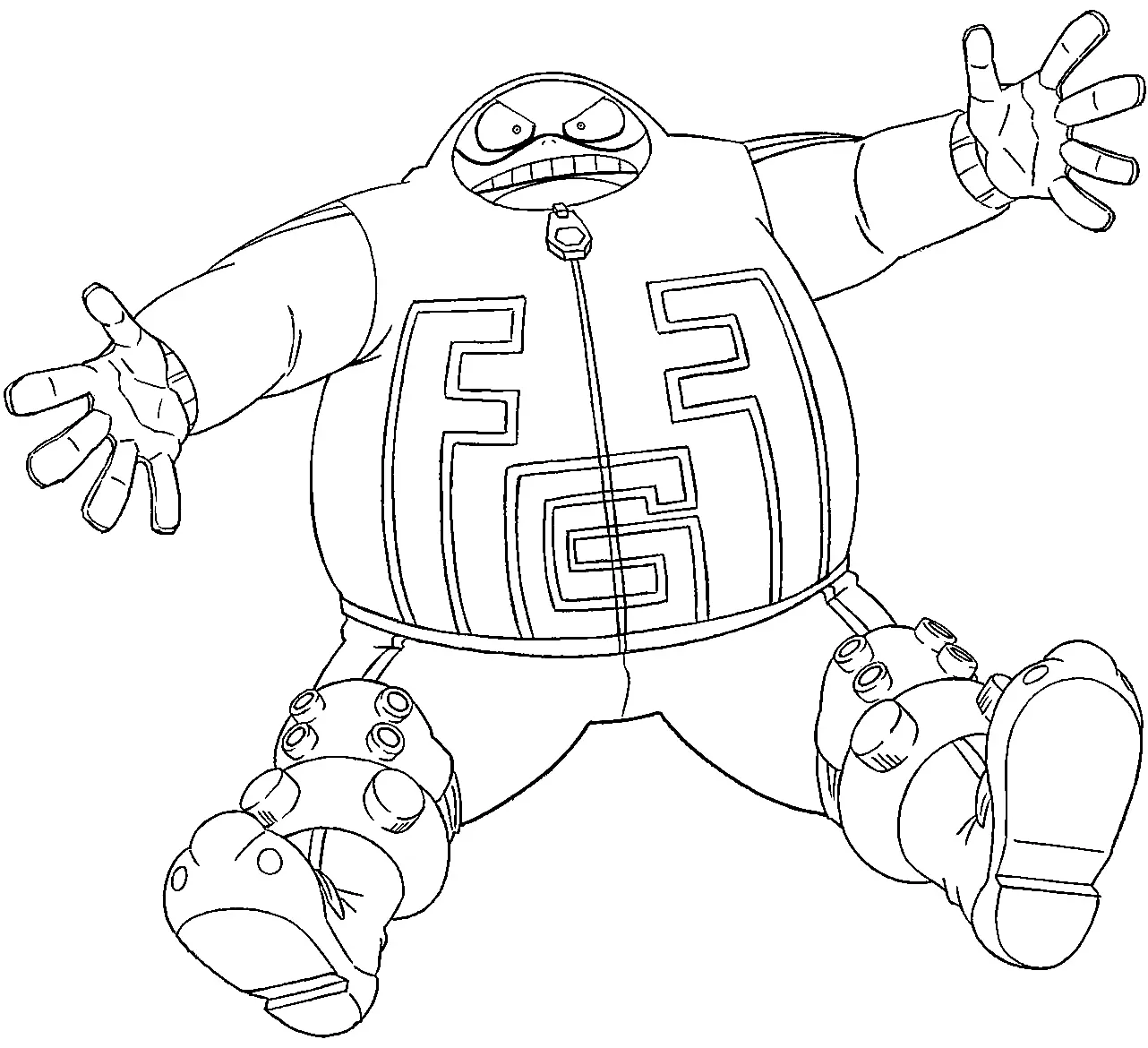 Fat Gum Coloring Pages