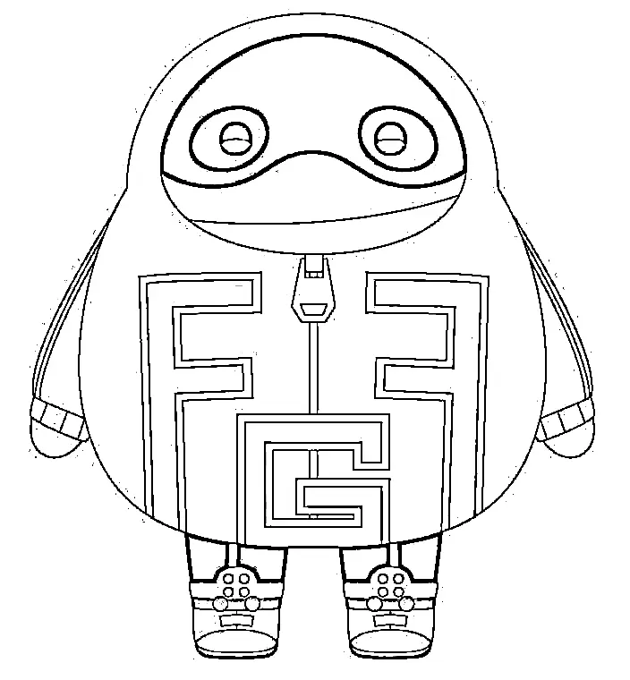 Fat Gum Coloring Pages