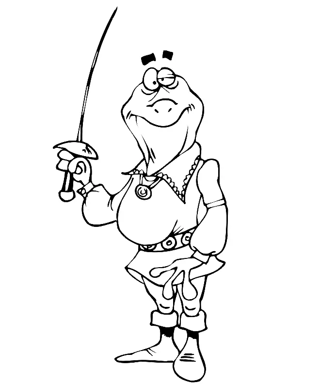 Fencing Coloring Pages