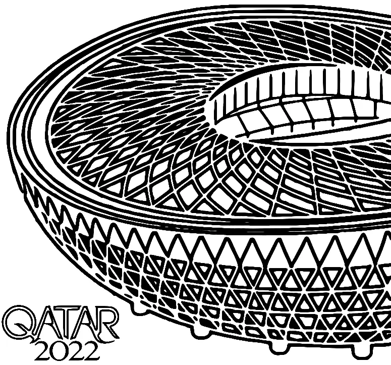 FIFA World Cup 2022 Coloring Pages