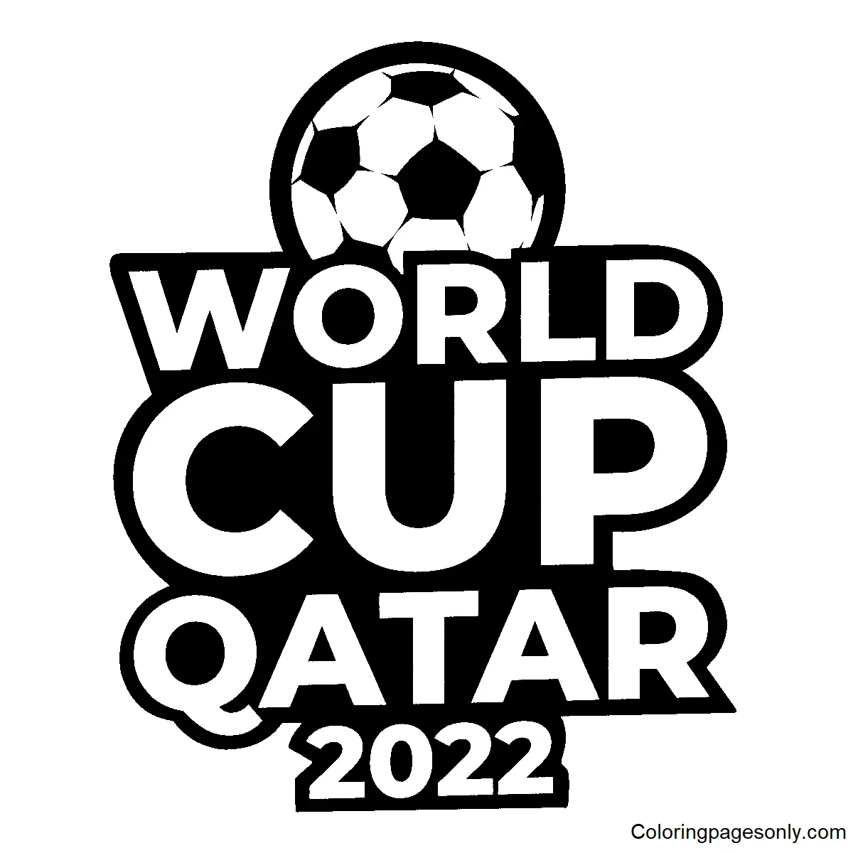 FIFA World Cup 2022 Coloring Pages