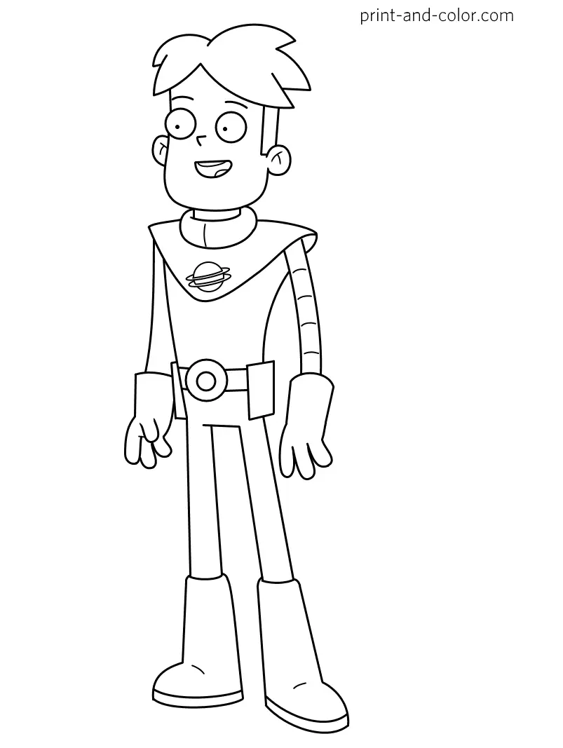 Final Space Coloring Pages