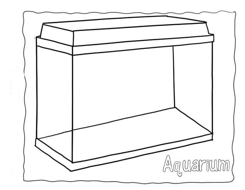 Fish Bowl Coloring Pages