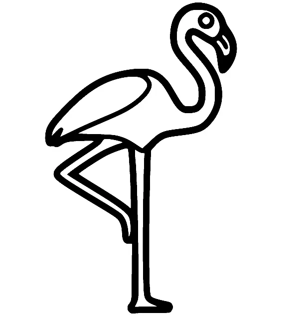 Flamingo Coloring Pages