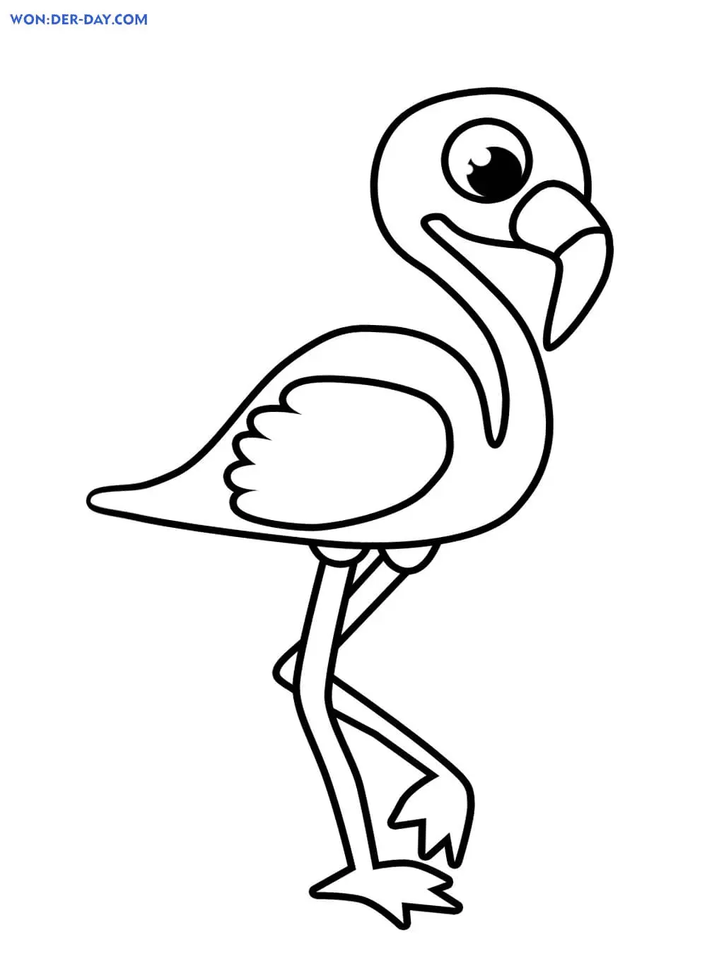 Flamingo Coloring Pages