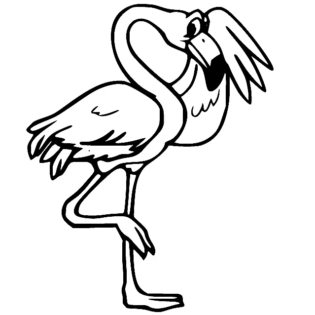 Flamingo Coloring Pages