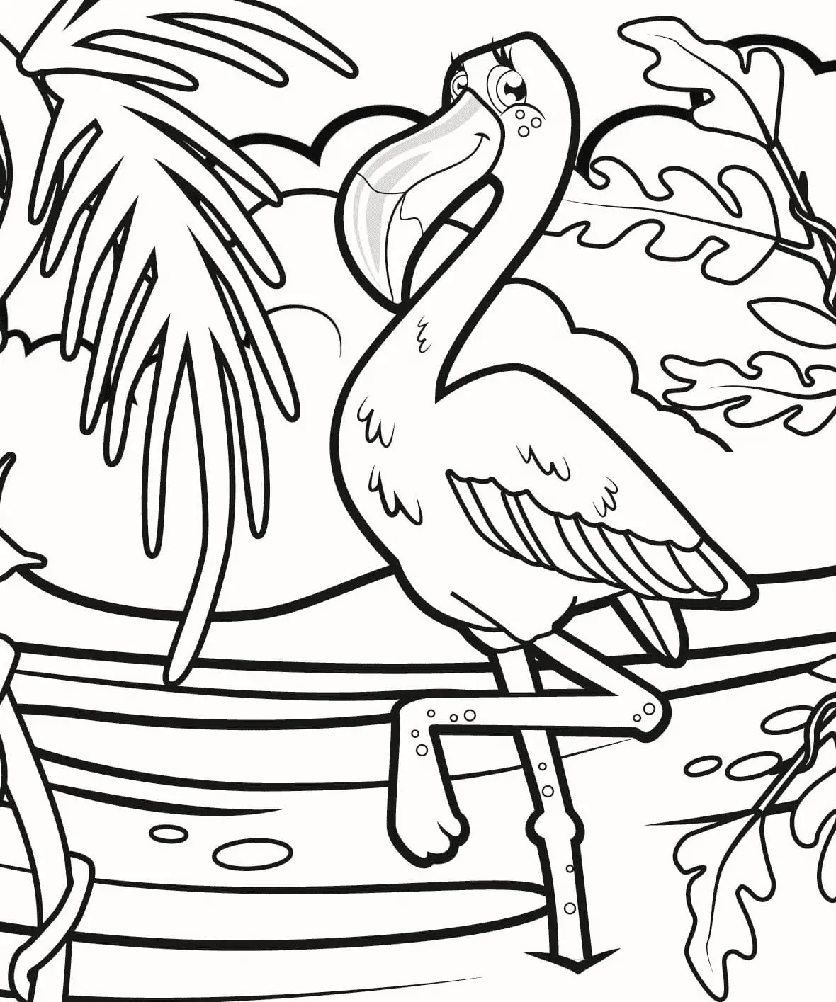 Flamingo Coloring Pages