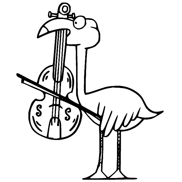 Flamingo Coloring Pages