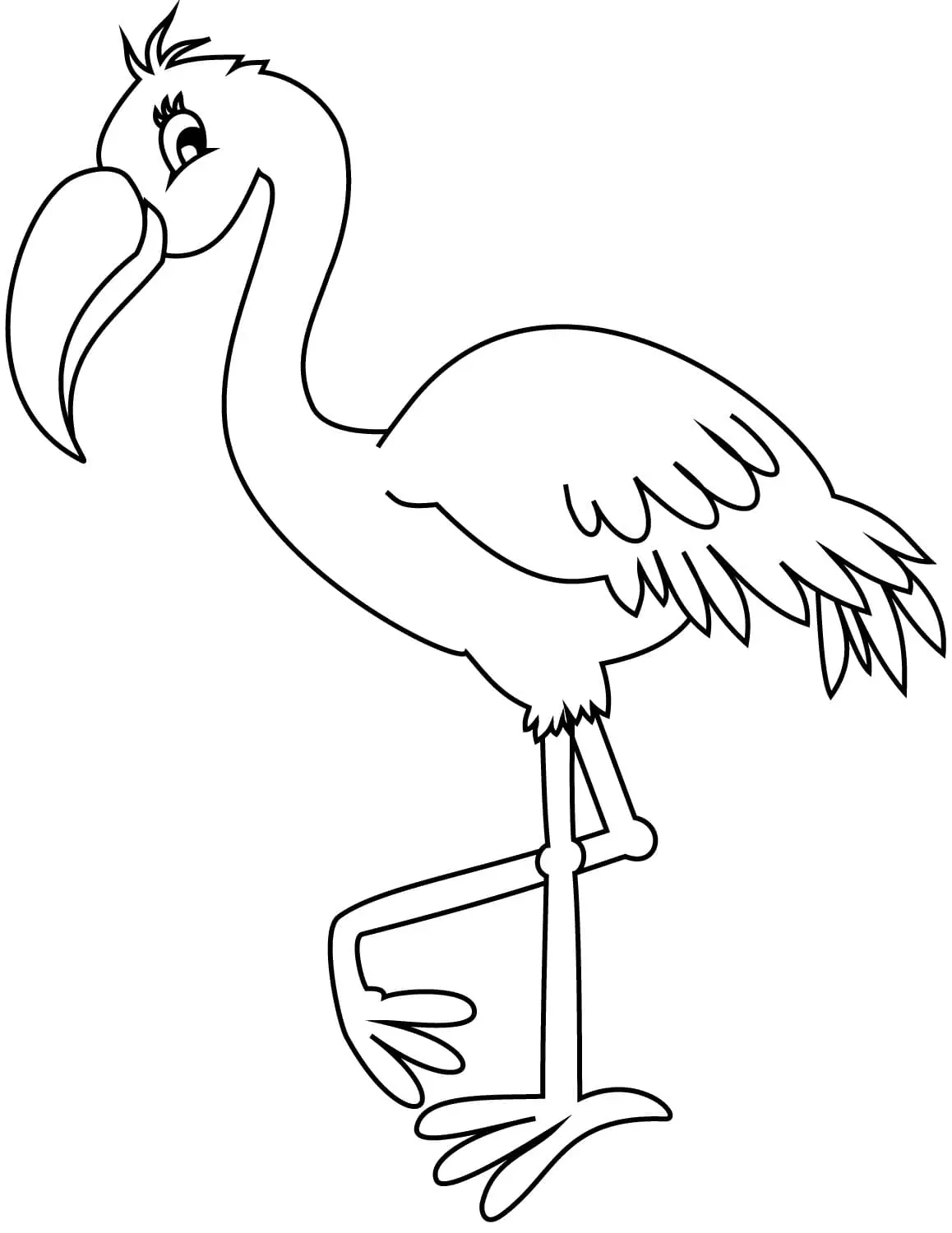 Flamingo Coloring Pages