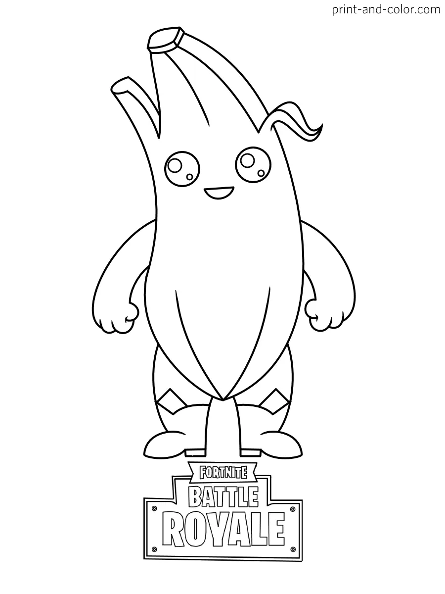 Fortnite Coloring Pages