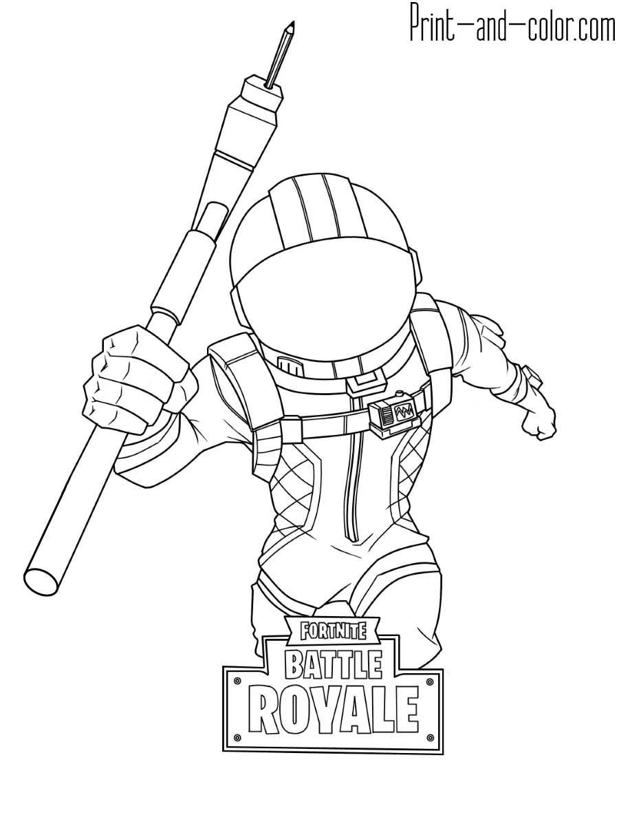 Fortnite Coloring Pages