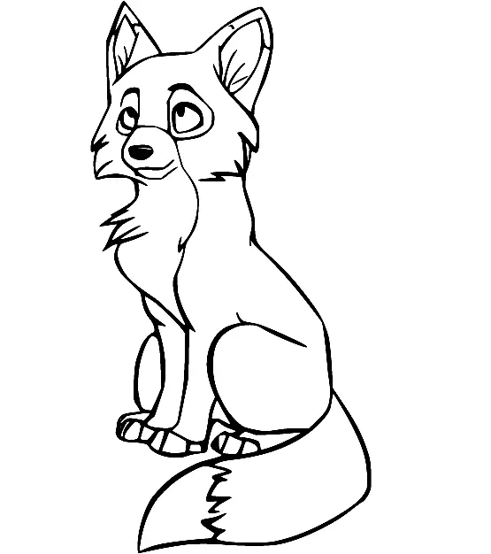 Fox and the Hound Coloring Pages
