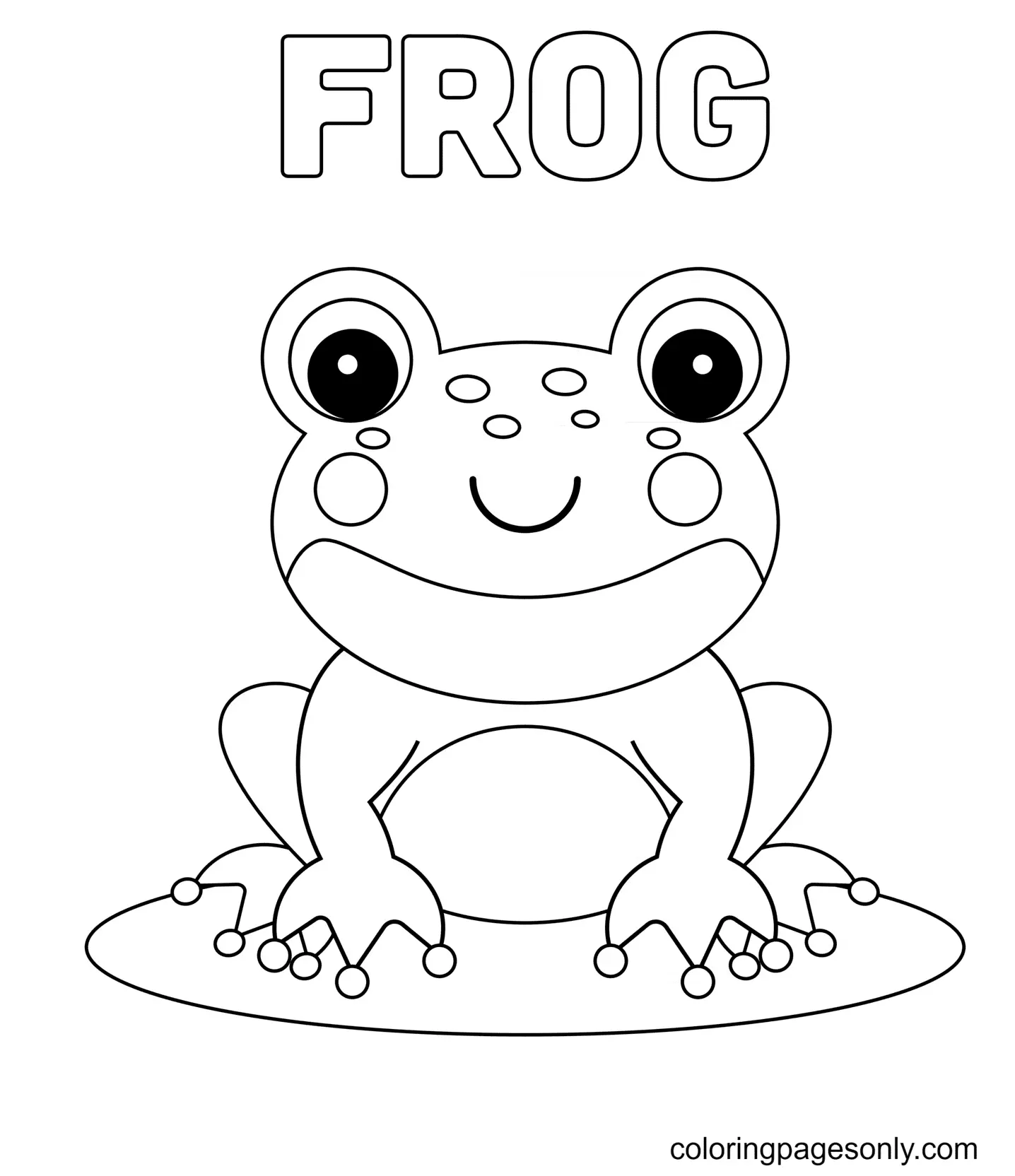 Frog Coloring Pages