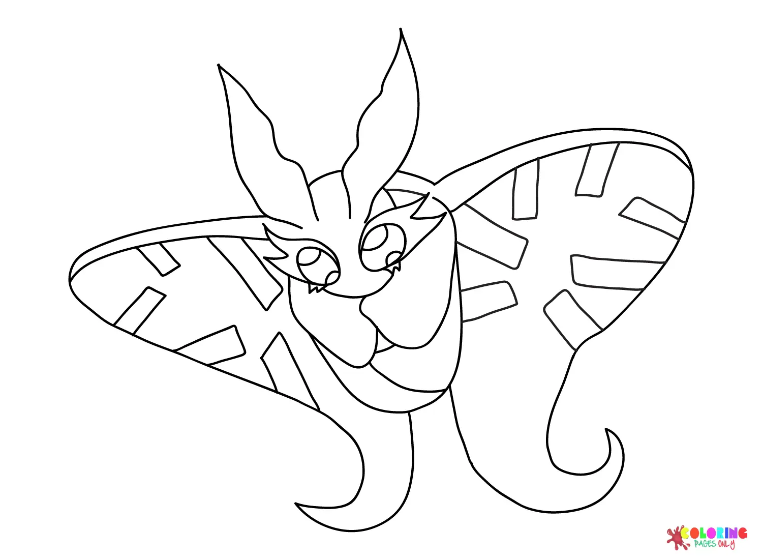 Frosmoth Coloring Pages