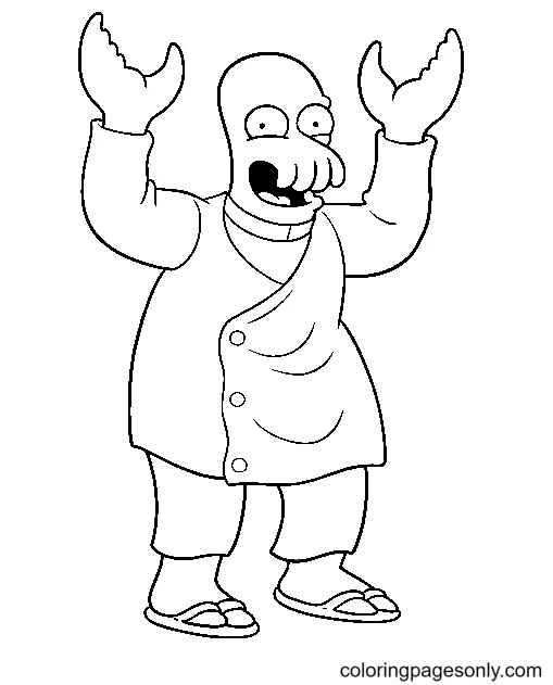 Futurama Coloring Pages