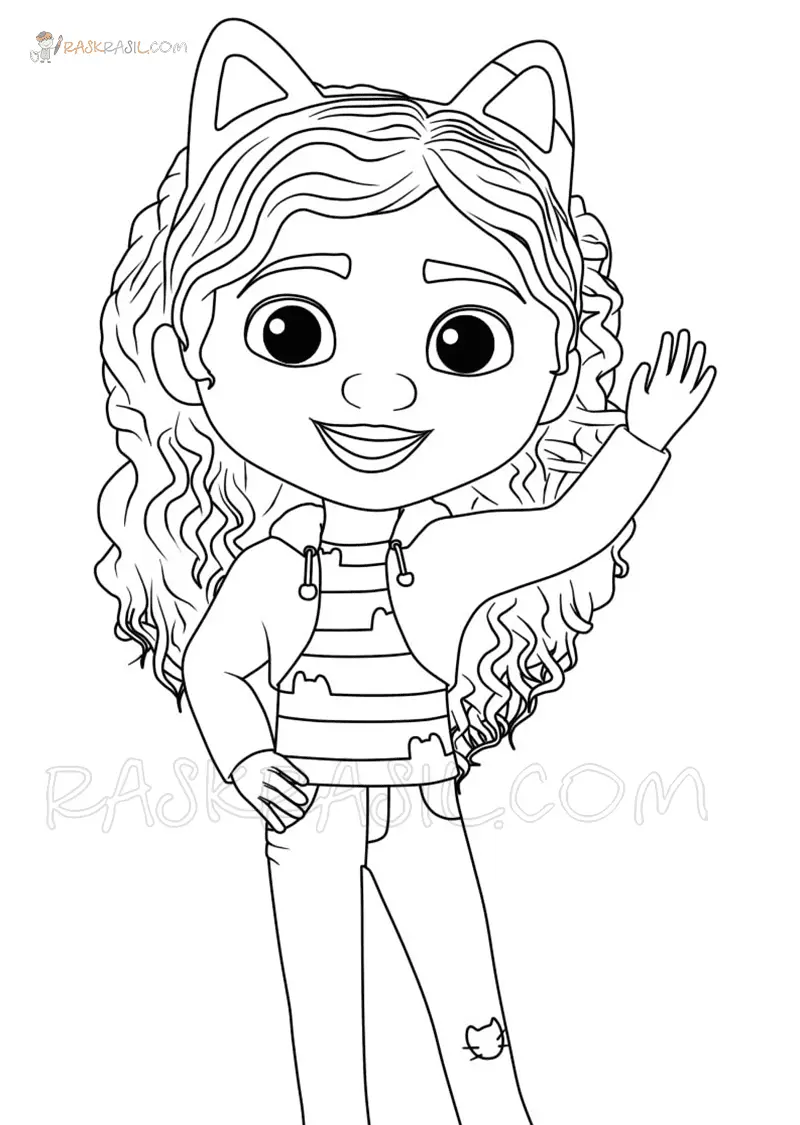 Gabby s Dollhouse Coloring Pages