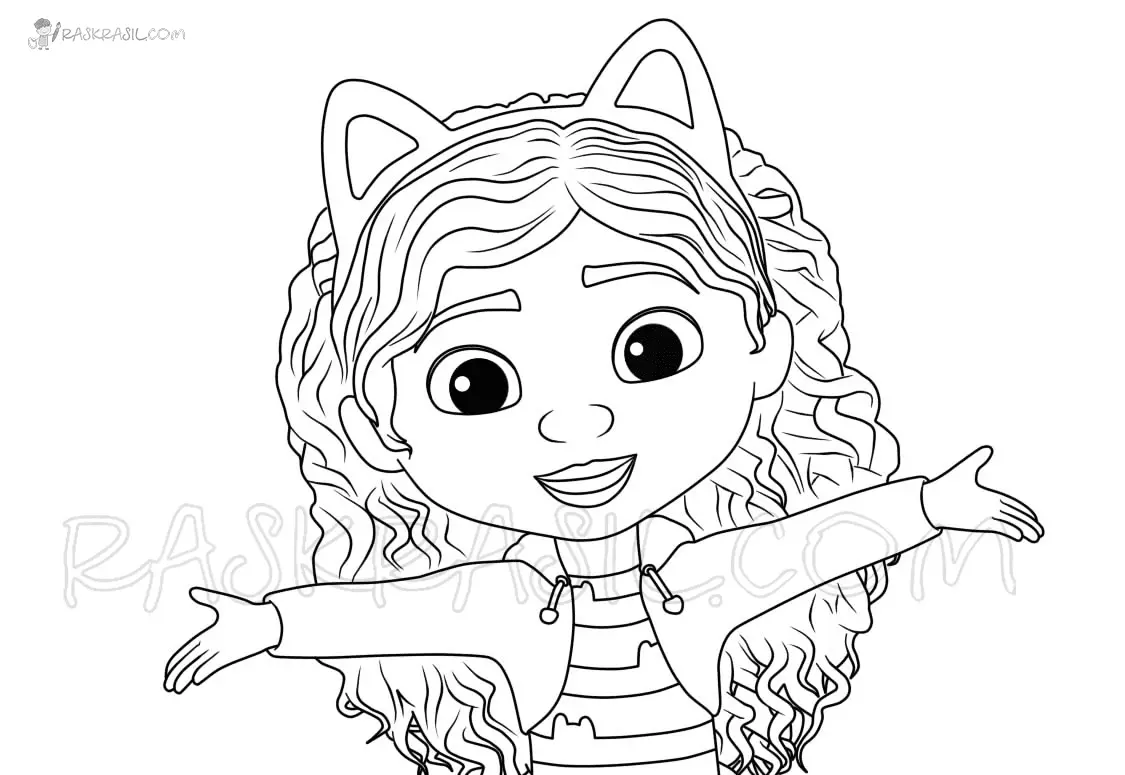 Gabby s Dollhouse Coloring Pages