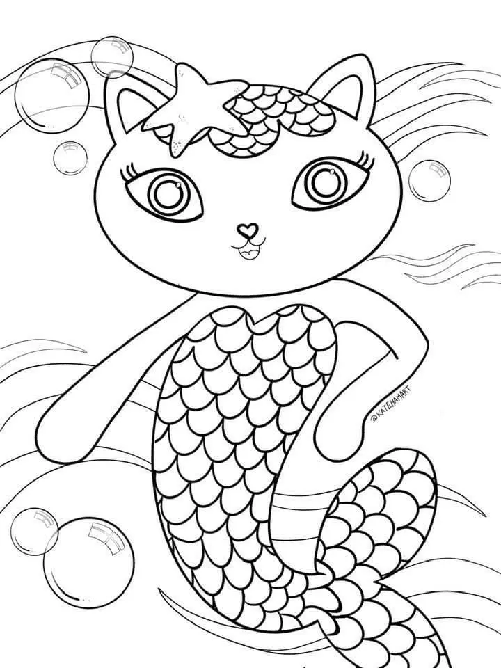 Gabby s Dollhouse Coloring Pages