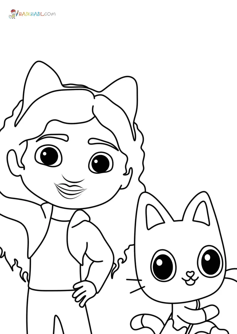 Gabby s Dollhouse Coloring Pages