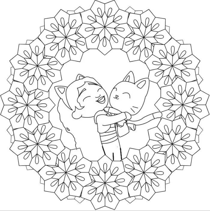 Gabby s Dollhouse Coloring Pages