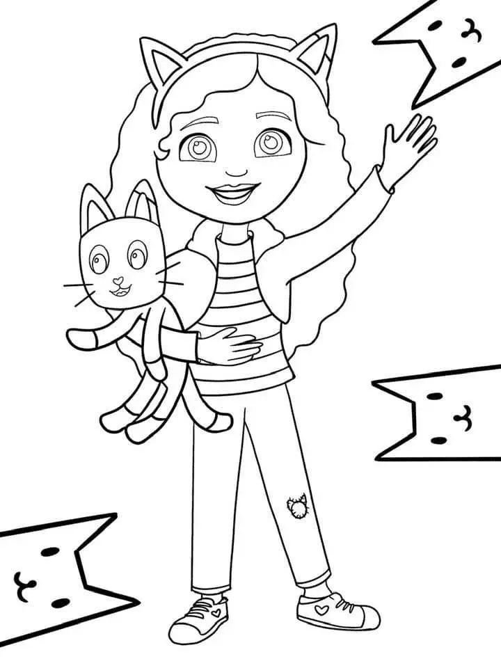 Gabby s Dollhouse Coloring Pages