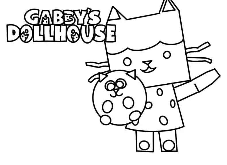 Gabby s Dollhouse Coloring Pages