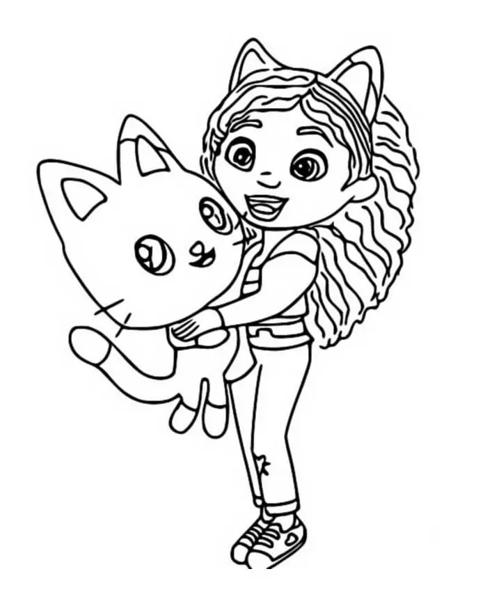 Gabby s Dollhouse Coloring Pages