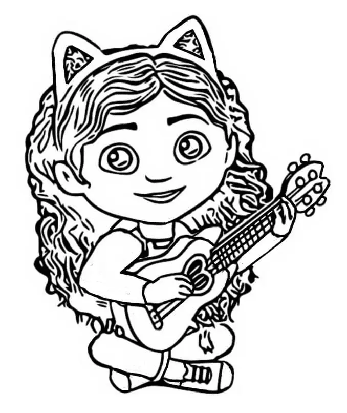 Gabby s Dollhouse Coloring Pages