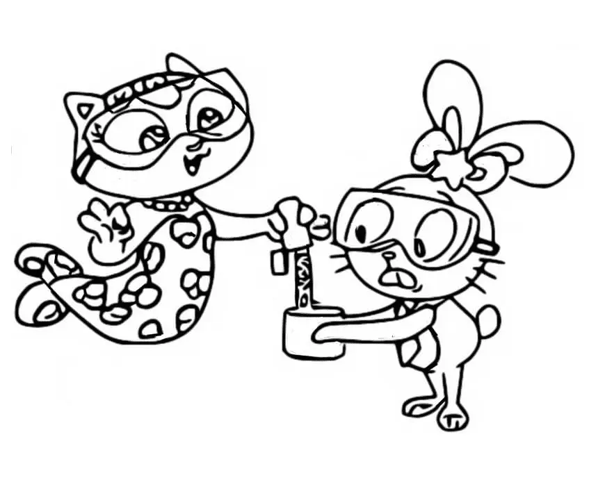 Gabby s Dollhouse Coloring Pages