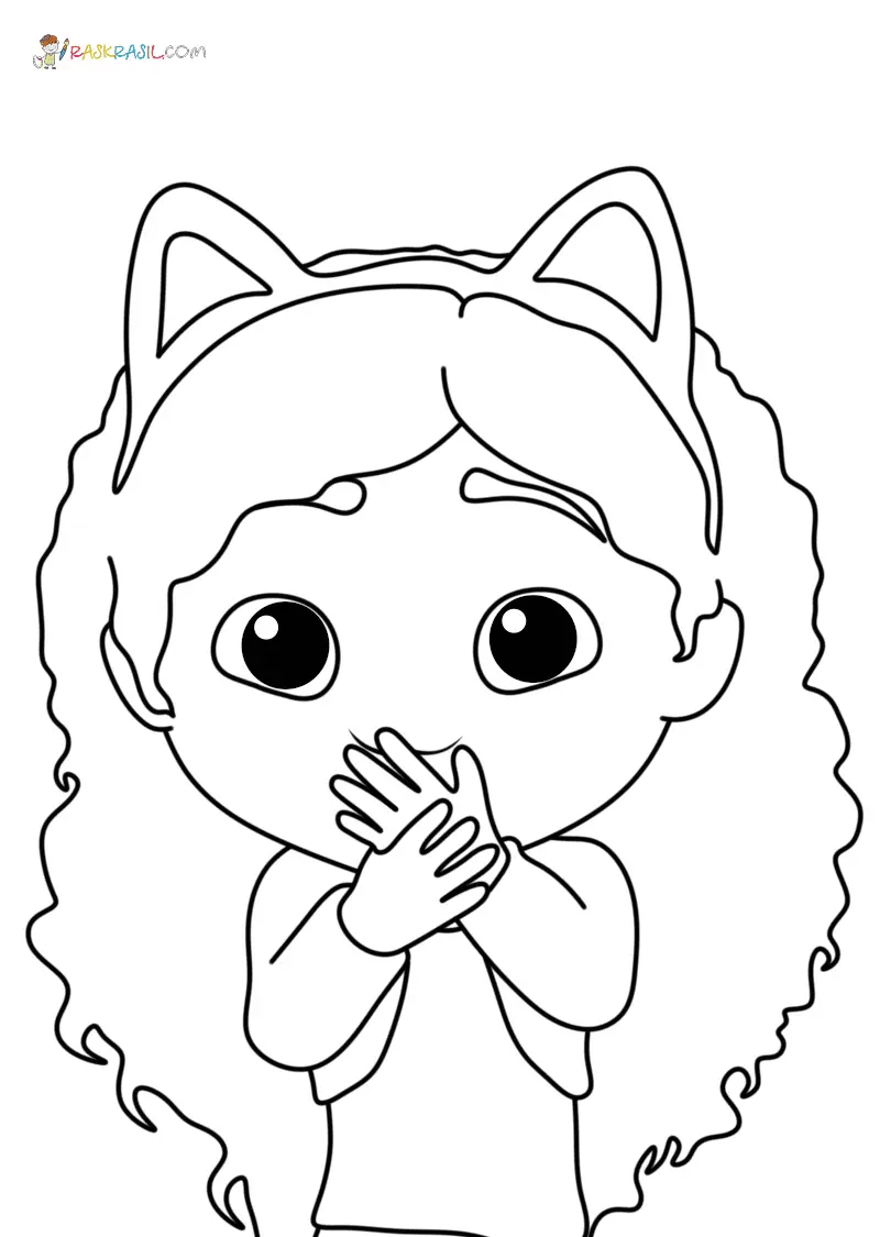 Gabby s Dollhouse Coloring Pages