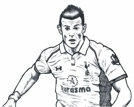 Gareth Bale Coloring Pages