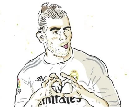 Gareth Bale Coloring Pages