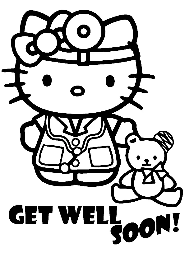 Get Well Soon Coloring Pages