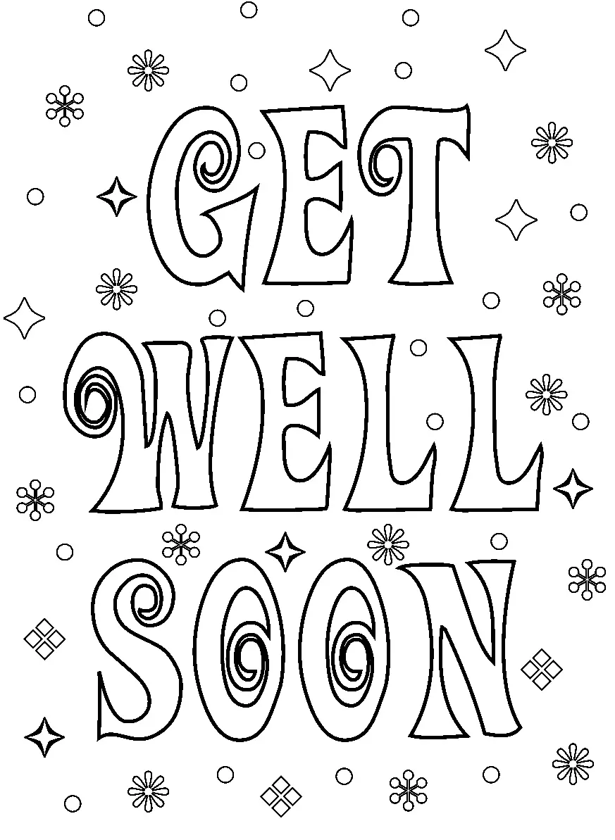 Get Well Soon Coloring Pages