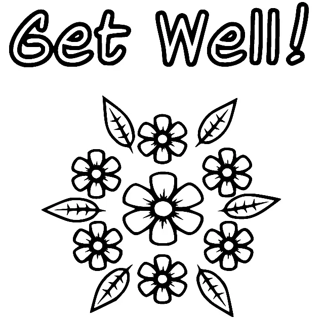 Get Well Soon Coloring Pages