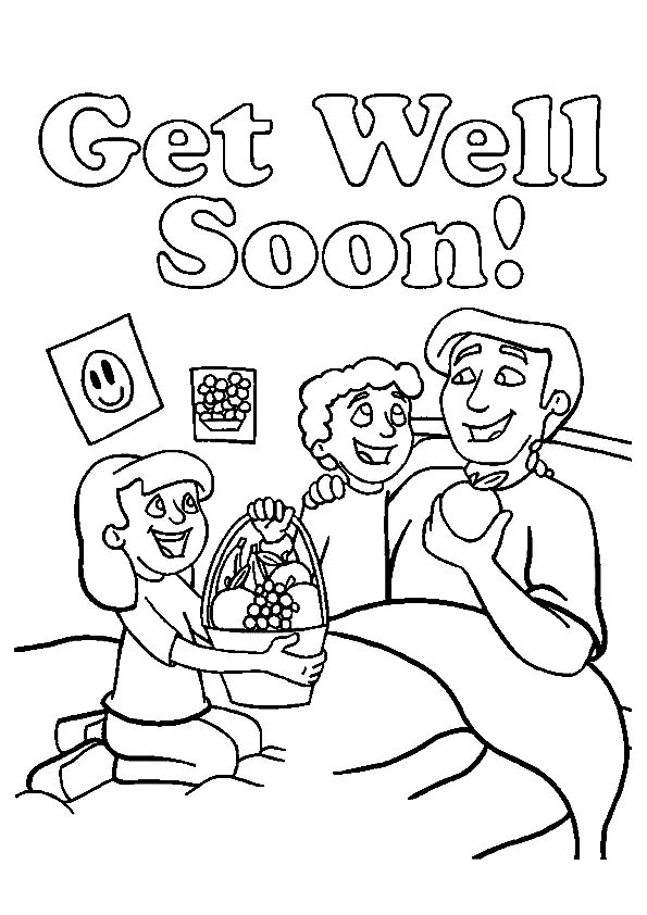 Get Well Soon Coloring Pages