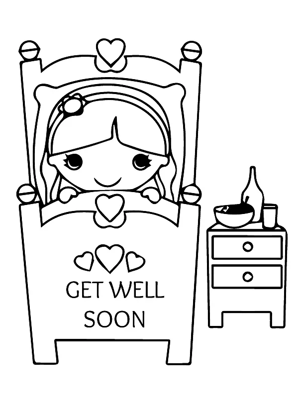 Get Well Soon Coloring Pages