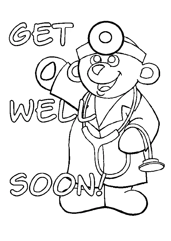 Get Well Soon Coloring Pages