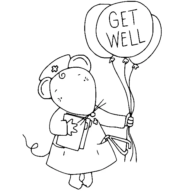 Get Well Soon Coloring Pages