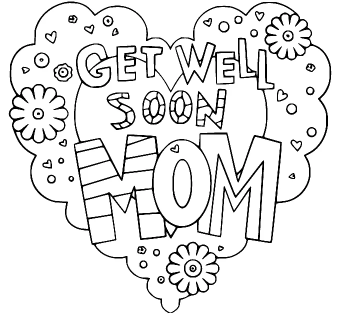 Get Well Soon Coloring Pages