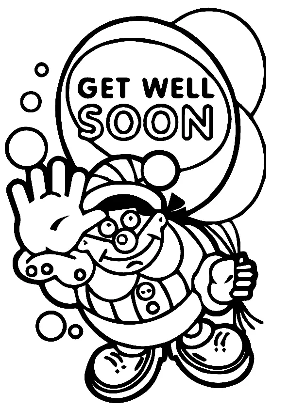 Get Well Soon Coloring Pages