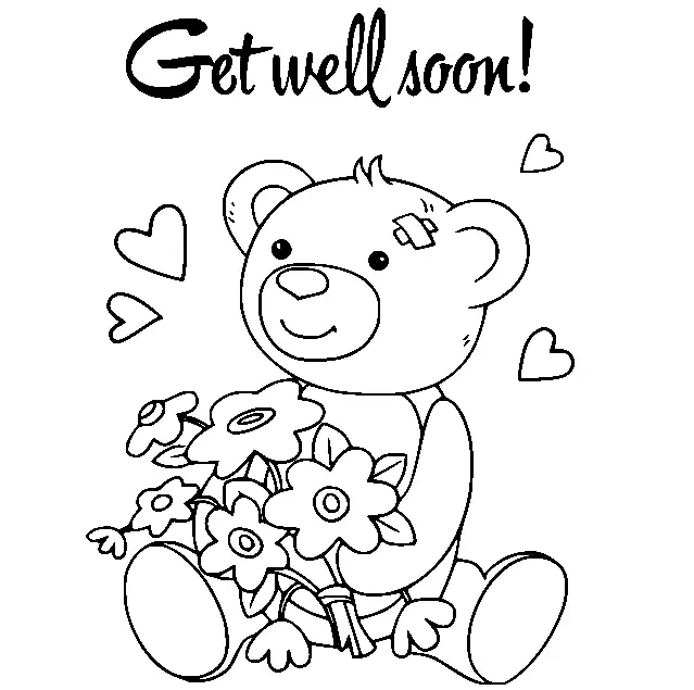 Get Well Soon Coloring Pages