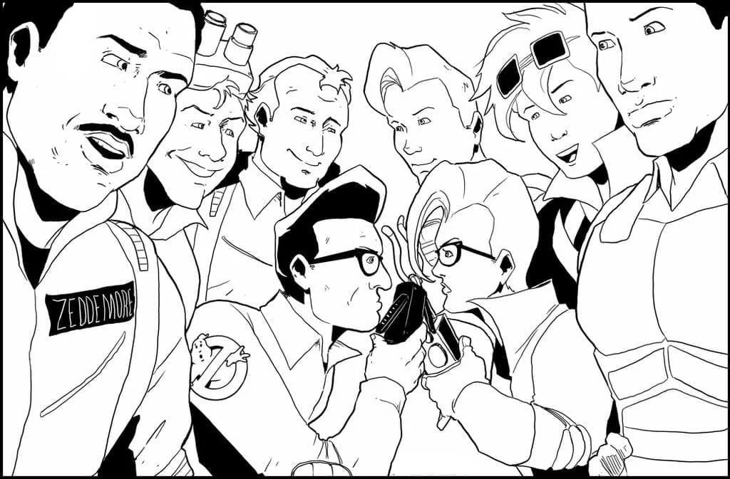 Ghostbusters Coloring Pages