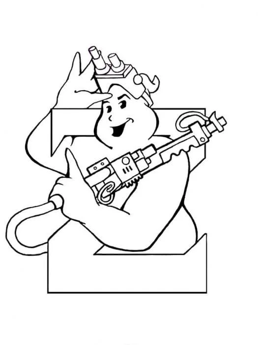 Ghostbusters Coloring Pages