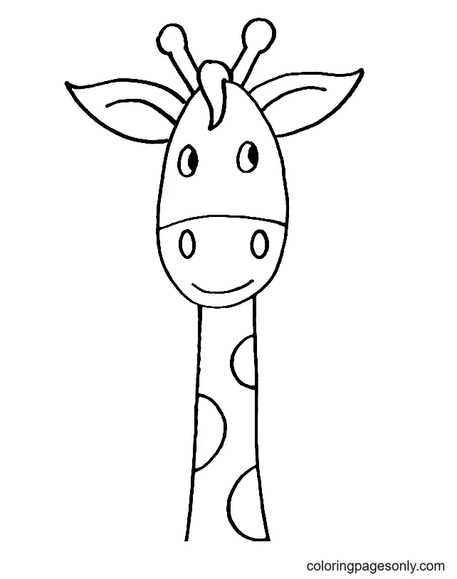 Giraffes Coloring Pages