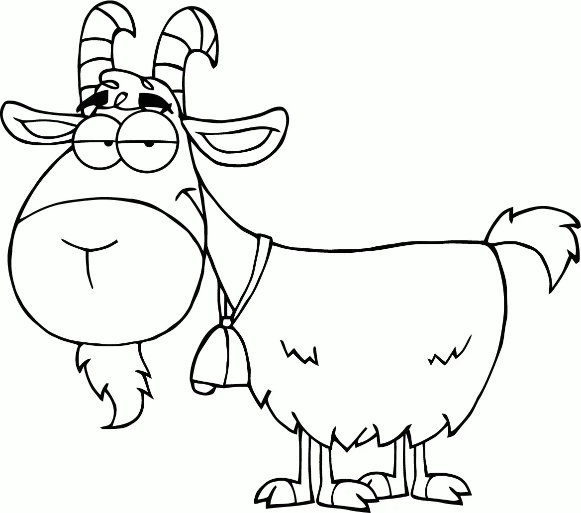 Goat Coloring Pages