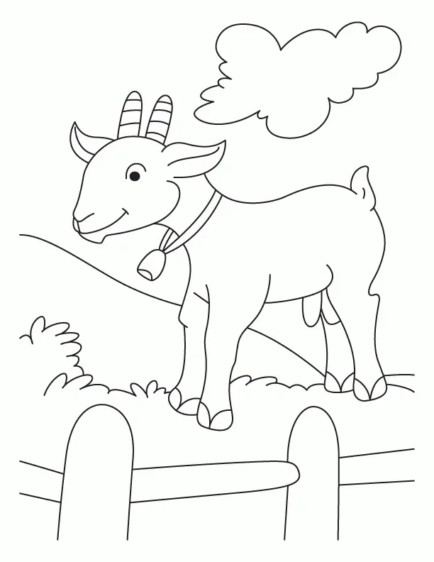 Goat Coloring Pages