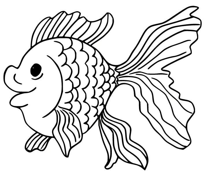 Goldfish Coloring Pages